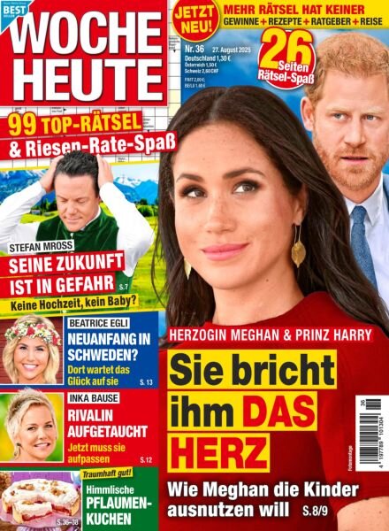 Woche Heute – 27 August 2025 Cover