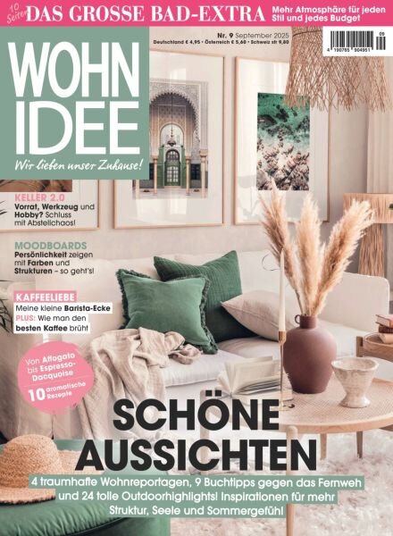 Wohnidee – September 2025 Cover