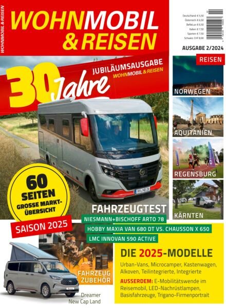 Wohnmobil & Reisen – Nr 2 2024 Cover
