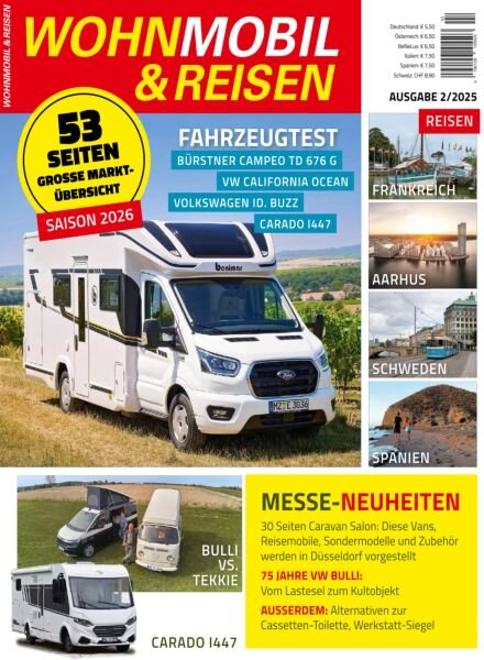 Wohnmobil & Reisen – Nr 2 2025 Cover