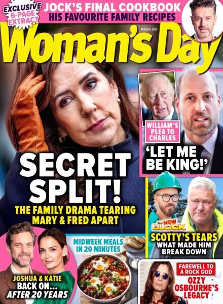 Woman’s Day Australia – August 4 2025 Cover