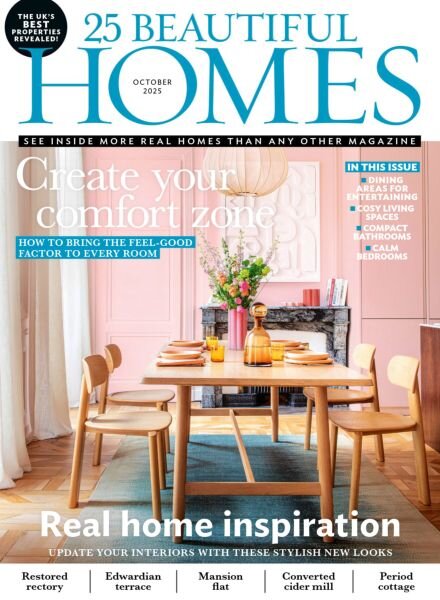25 Beautiful Homes – October 2025 Cover