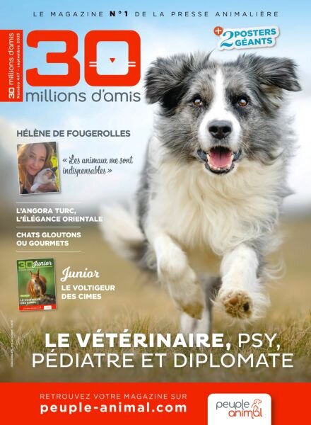 30 Millions d’amis – Septembre 2025 Cover