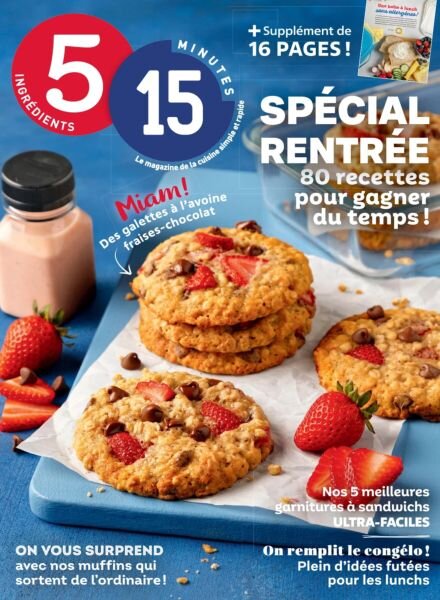 5 Ingredients 15 Minutes – Septembre 2025 Cover
