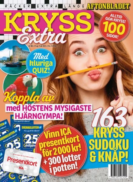 Aftonbladet Kryss Extra – 19 September 2025 Cover