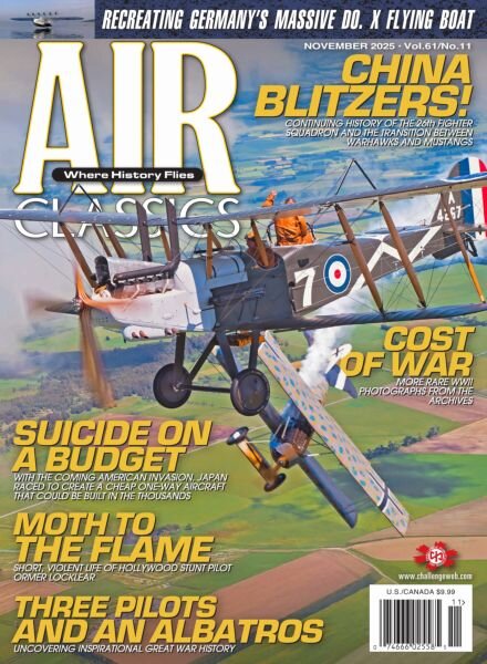 Air Classics Where History Flies! – November 2025 Cover