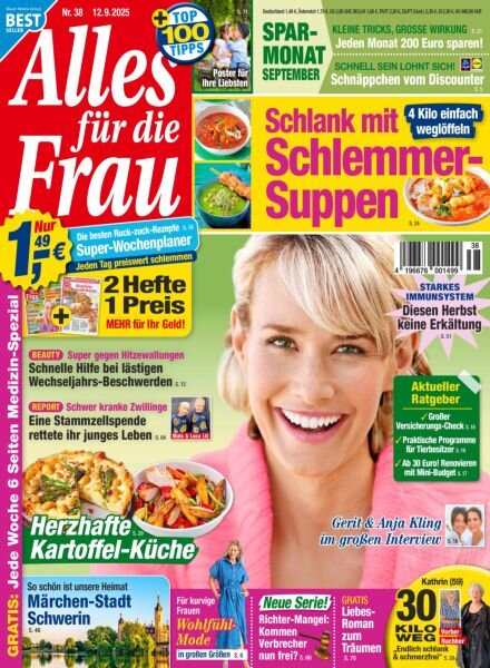 Alles fur die Frau – 12 September 2025 Cover