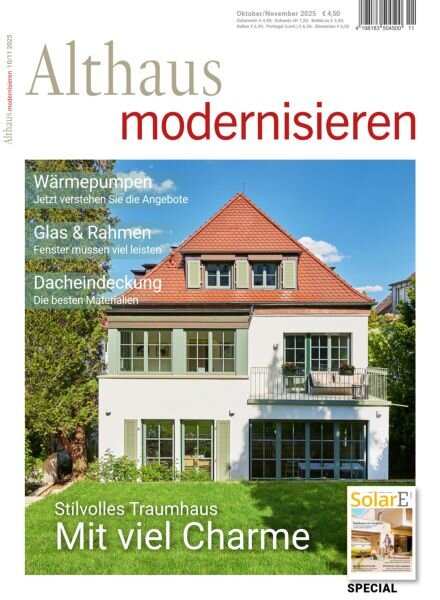 Althaus Modernisieren – Oktober-November 2025 Cover