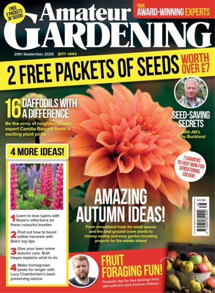 Amateur Gardening – 20 September 2025 Cover