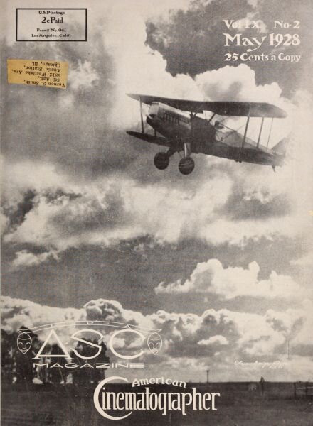 American Cinematographer – May 1928 Cover