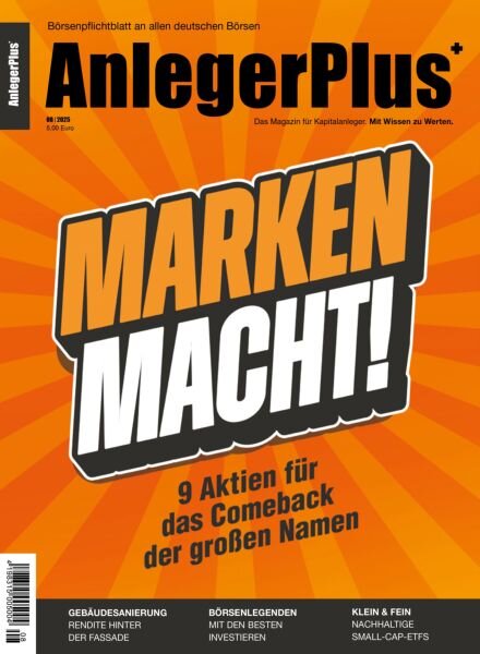 AnlegerPlus – 6 September 2025 Cover