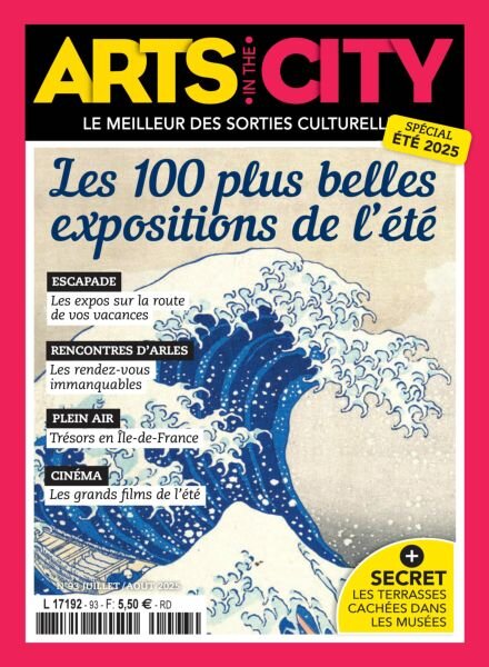 Arts in the City – Juillet-Aout 2025 Cover