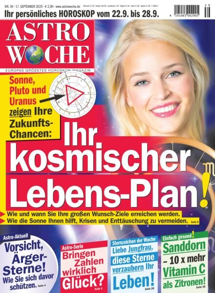 Astrowoche – 17 September 2025 Cover