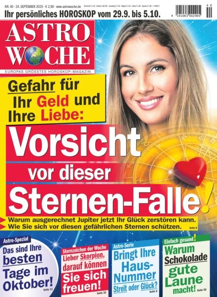 Astrowoche – 24 September 2025 Cover