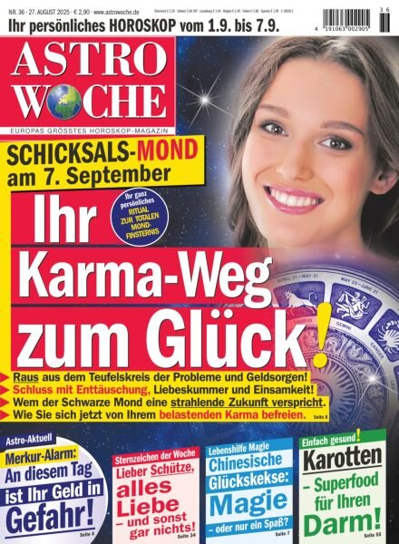 Astrowoche – 27 August 2025 Cover