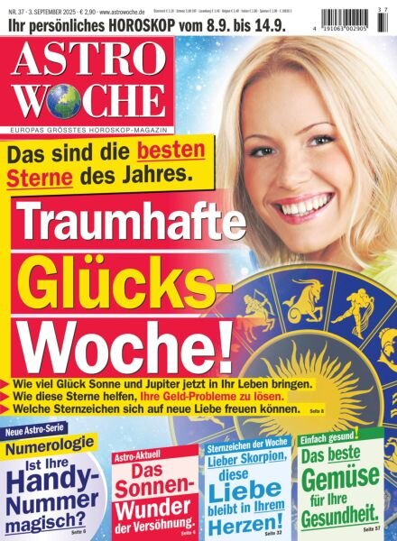 Astrowoche – 3 September 2025 Cover