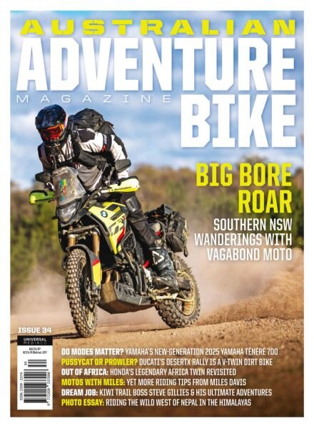 Australian Adventure Bike – Issue 34 2025 Cover