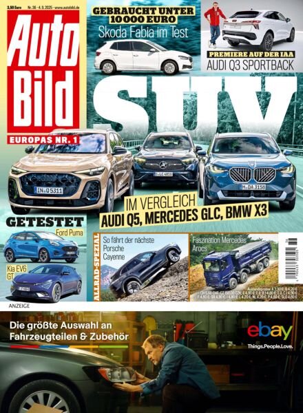 Auto Bild Germany – 4 September 2025 Cover