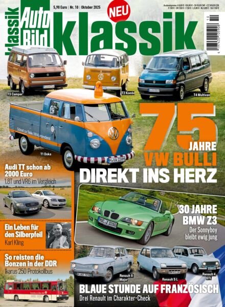 Auto Bild Klassik – Oktober 2025 Cover