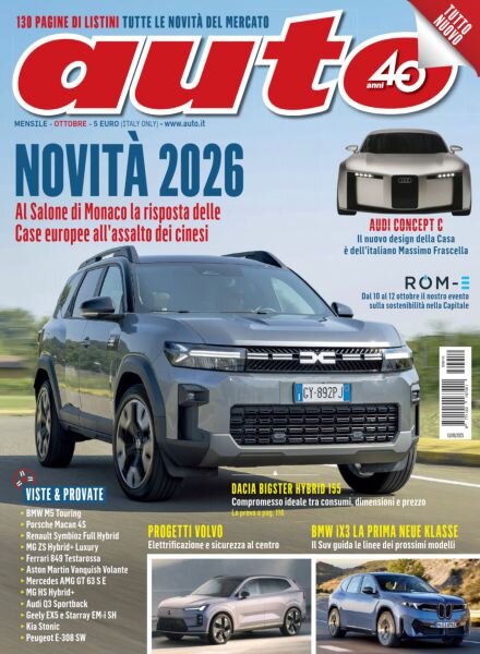 Auto – Ottobre 2025 Cover