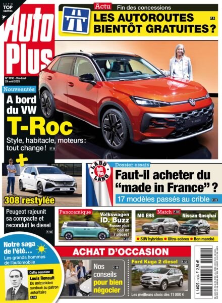 Auto Plus France – 29 Aout 2025 Cover
