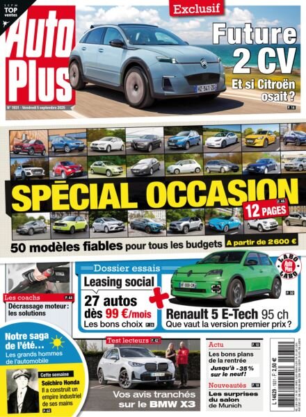 Auto Plus France – 5 Septembre 2025 Cover