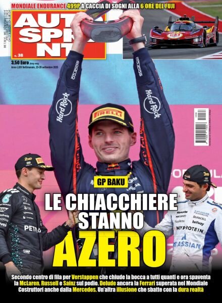 Auto Sprint – 23 Settembre 2025 Cover