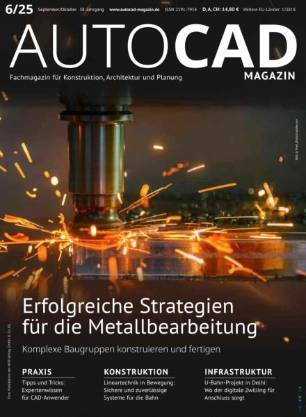 Autocad Magazin – September-Oktober 2025 Cover