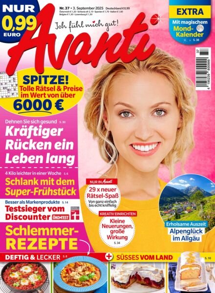 Avanti – 3 September 2025 Cover
