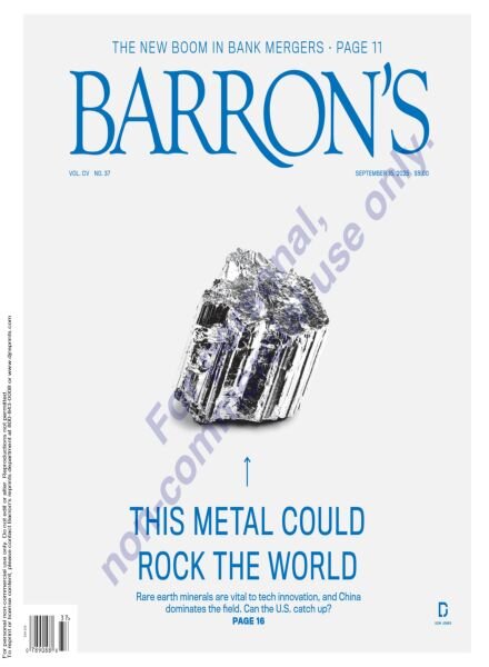 Barron’s – September 15 2025 Cover
