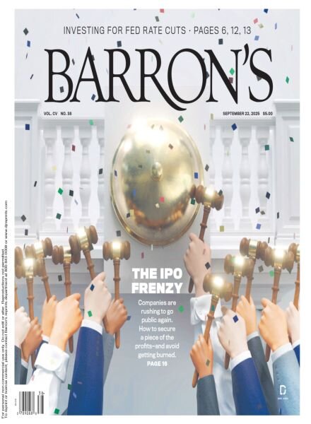 Barron’s – September 22 2025 Cover