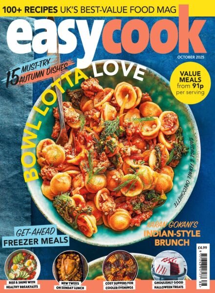 BBC Easy Cook UK – October 2025 Cover