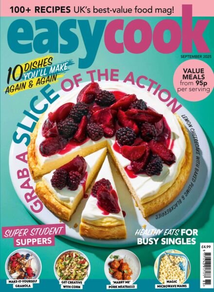 BBC Easy Cook UK – September 2025 Cover
