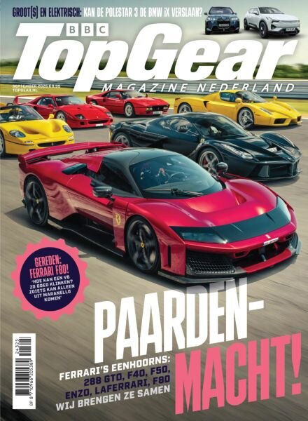 BBC Top Gear Netherlands – September 2025 Cover