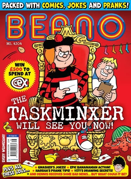 Beano – 17 September 2025 Cover