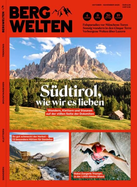 Bergwelten Germany – Oktober-November 2025 Cover