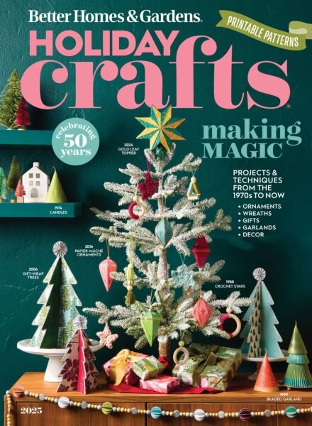Better Homes & Gardens USA – Holiday Crafts 2025 Cover
