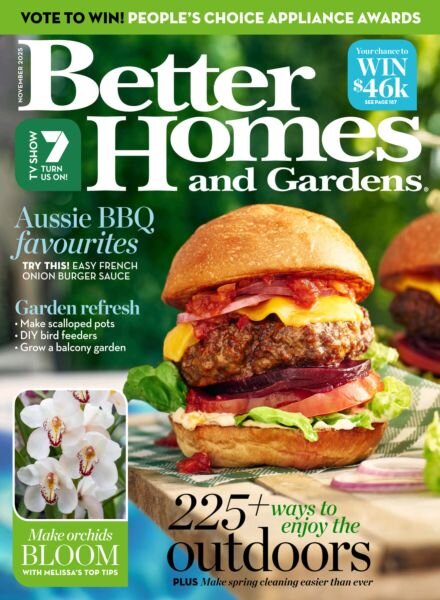 Better Homes and Gardens Australia – November 2025 Cover