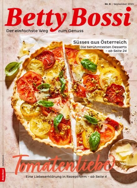 Betty Bossi – September 2025 Cover