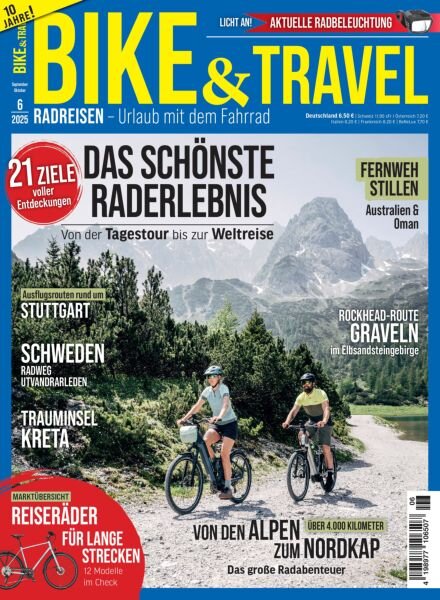 Bike&Travel Magazin – September-Oktober 2025 Cover