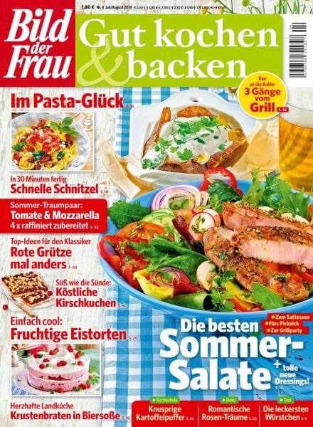 Bild der Frau Gut Kochen & Backen – Juli-August 2014 Cover