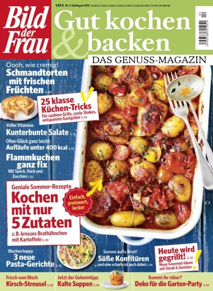 Bild der Frau Gut Kochen & Backen – Juli-August 2018 Cover
