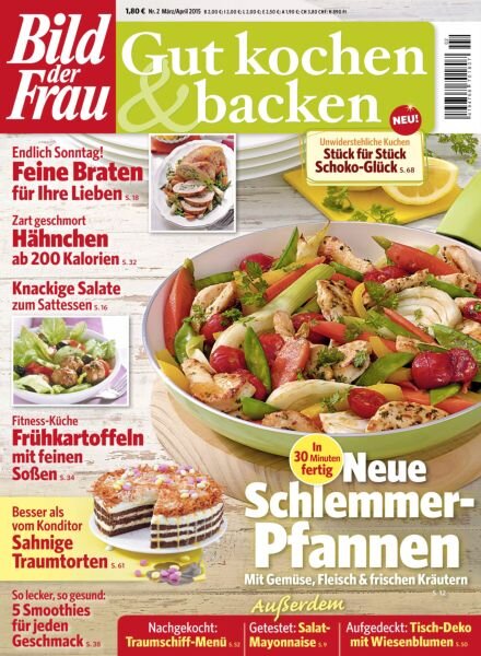 Bild der Frau Gut Kochen & Backen – Marz-April 2015 Cover