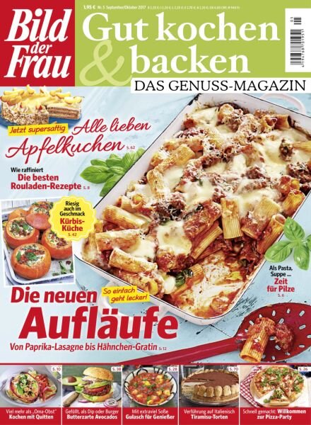 Bild der Frau Gut Kochen & Backen – September-Oktober 2017 Cover