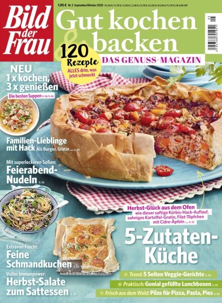 Bild der Frau Gut Kochen & Backen – September-Oktober 2020 Cover
