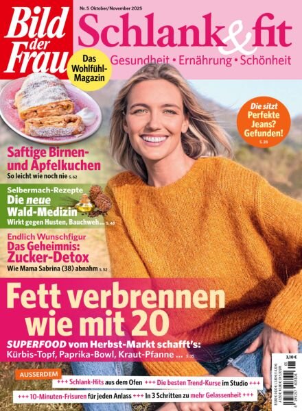 Bild der Frau Schlank & Fit – Oktober-November 2025 Cover