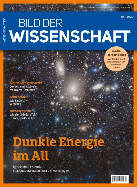 Bild der Wissenschaft – Oktober 2025 Cover