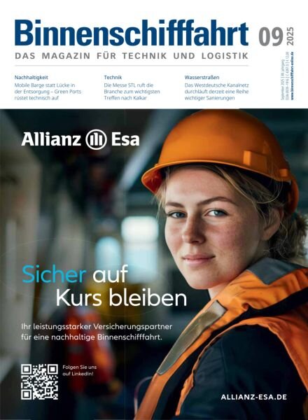 Binnenschifffahrt – September 2025 Cover