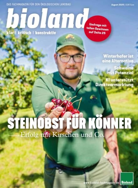 Bioland Magazin – August 2025 Cover