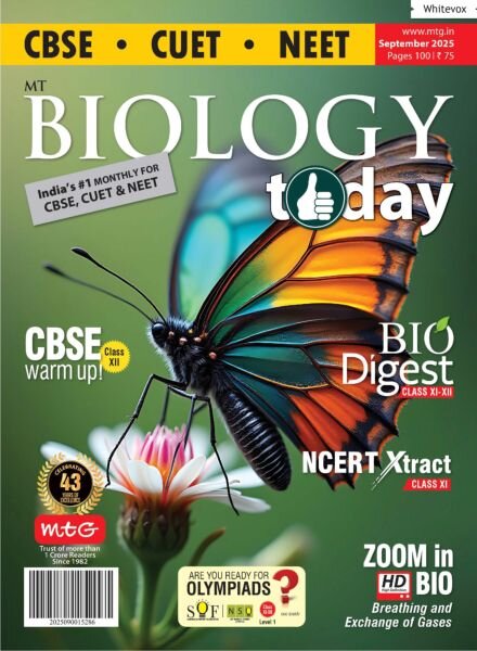 Biology Today – September 2025 Cover